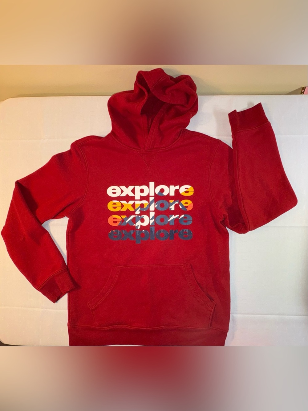 NWOT Sonoma Goods for Life "Supersoft Hoodie," Pullover, Dark Red, Size XL 18/20